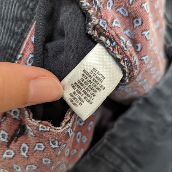 Bonobos Men's Slim Fit Stretch Washed Chinos 38x32 (Meas. 38x31.5) Red Inside - Picture 5 of 5